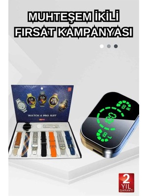 Sb Shopping Dokunmatik Akıllı Saat Yeni Nesil Kulaklık Kampanyası Bluetooth Bağlantılı Anc Özelliği