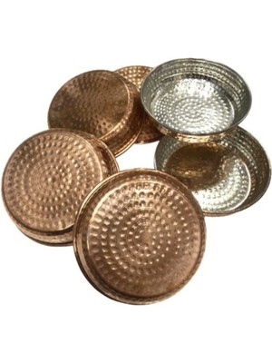 Şık Bakır Sunumluk 4'lü Çerezlik Takımı, Zarif ve Dayanıklı Tasarım