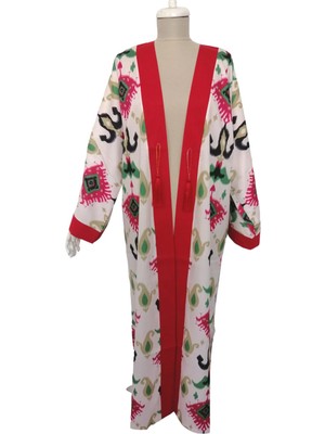 Kaftan Collection Ikat Desen Uzun Kimono & Kaftan