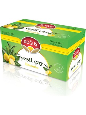 Dukkanıum Doğuş Yeşil Çay Limonlu Poşet Çay 20X1.75 gr