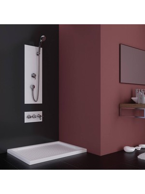 Sırduş 160X80X6 Dikdörtgen Flat Duş Teknesi