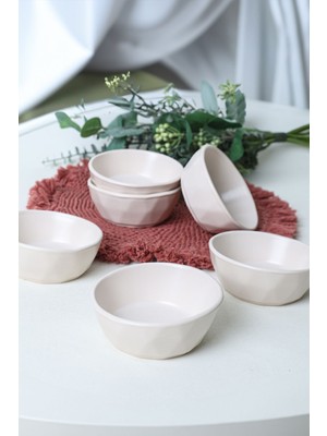 Kristal Çerezlik ve Sosluk Seti, 12 Cm, 6'lı Paket, Zarif ve Şık Tasarım