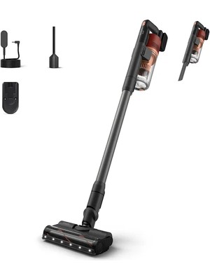 Philips XC6452/10 Kablosuz Dikey Süpürge, Şarjlı, 0.6 L Toz Hacmi, Elektrikli Kullanım Tipi