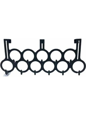 abnturk 11 Kollu Plastik Amerikan Kapı Arkası Askısı