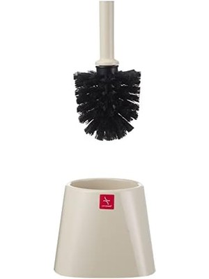 Ecosell Tuvalet Fırçası, Gövde Opak Bej, Sap Opak Bej, M-E20-09-09