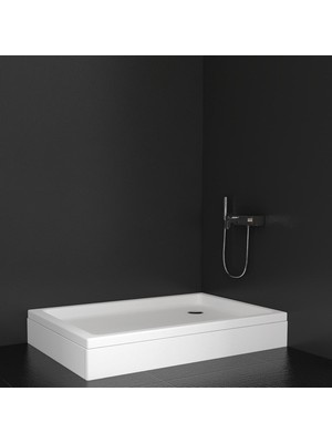 Sırduş 120X90X16 Dikdörtgen Panelli Duş Teknesi