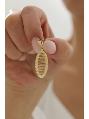 Yavuz Kuyumculuk 14 Ayar Altın Izgara Kolye Ucu