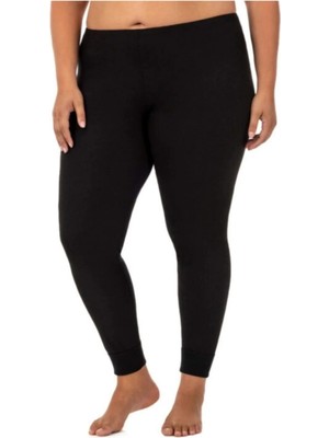 Tusebu Büyük Beden Yüksek Bel Siyah Likralı Tayt – Esnek, Opak, Günlük Konfor