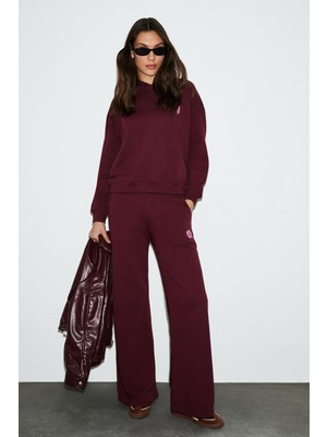 Grimelange Aneta Kadın Bordo Eşofman Altı