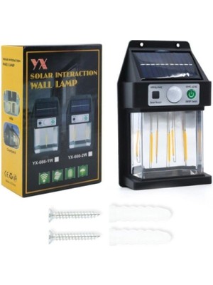 MiraLive Güneş Enerjili Hareket Sensörlü Duvar Lambası