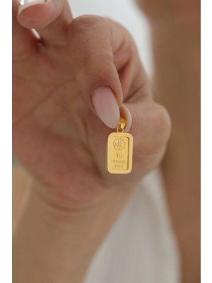 Yavuz Kuyumculuk 14 Ayar Altın Gram Altın Çerçeve Kolye Ucu - Gram Altın Dahil Değildir