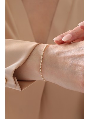 Yavuz Kuyumculuk 14 Ayar Altın Aynalı Zincir Dorika Bileklik