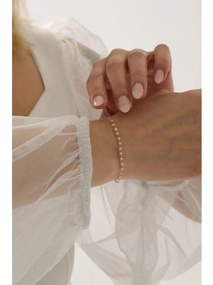 Yavuz Kuyumculuk 14 Ayar Altın Aynalı Zincir Dorika Bileklik