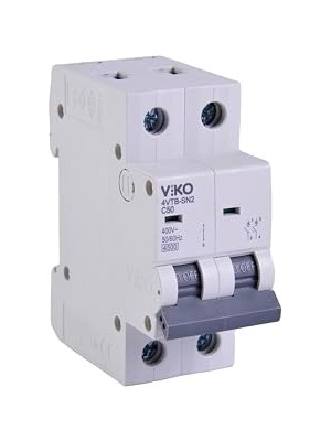 Ecosell 4VTB-2C50 Otomatik Sigorta 4,5ka C Tipi 2 Kutup 50A