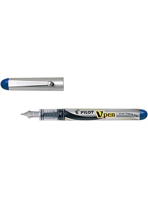 Ecosell Pılot V-Pen Silver - Mavi