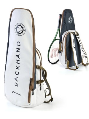 Sporsize Backhand Tenis Çantası 3 Raket Kapasiteli Profesyonel Tenis Raket Çantası Sırt Çantası