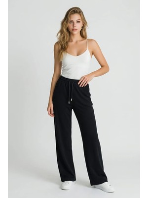 Bol Paça Modal Kumaş Eşofman Altı