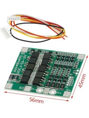 Ecosell 4s 30A 14.8V Lityum 18650 Bms Batarya Pil Şarj Koruma Devresi