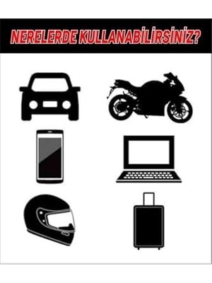 Ecosell Dikenli Gülen Yüz Araç, Araba, Oto, Motorsiklet, Kask, Laptop, Cam 12X15 cm