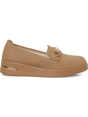 Polaris 167125.NZ6FX Taba Kadın Loafer