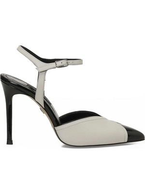 Nine West Mernat 6fx Kırık Beyaz Kadın Topuklu Ayakkabı