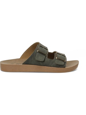 Polaris 408058.M6FX Haki Erkek Terlik