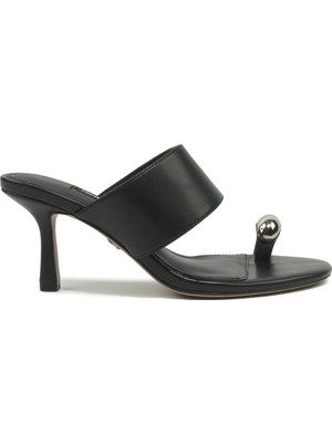 Nine West Ondına 6fx Siyah Kadın Topuklu Terlik