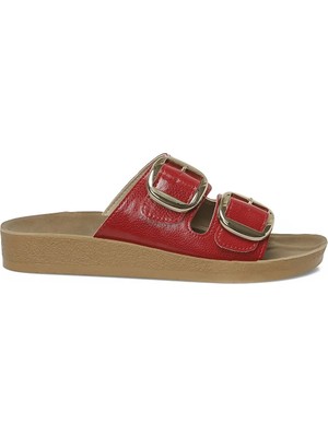 Polaris 409047.Z6FX Kırmızı Kadın Terlik