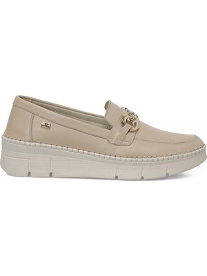 Polaris 5 Nokta 105701.Z6FX Bej Kadın Loafer