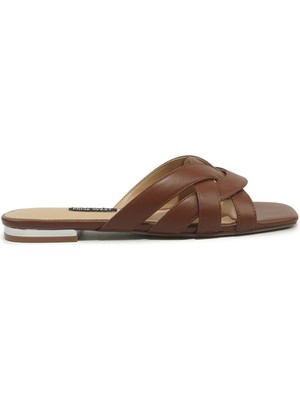 Nine West Etsınar 6fx Taba Kadın Düz Terlik