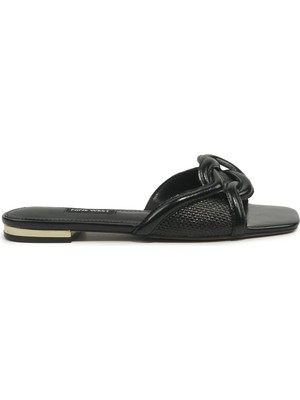 Nine West Etsıa 6fx Siyah Kadın Düz Terlik