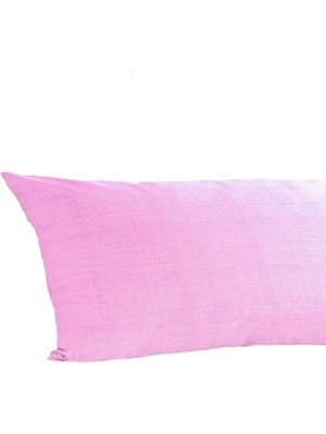 Ecosell - Yan Yatış Yastık Kılıfı 40X120 cm Toz Pembe (Toz Pembe)