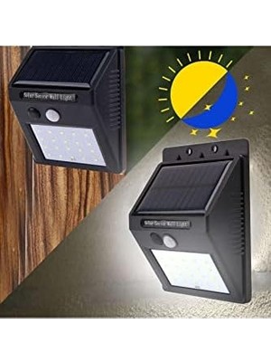 Ecosell Solar Light Güneş Enerjili 20 Ledli Bahçe Aydınlatma