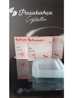 6'lı Elysia Tatlı Tabak Seti, Şık ve Dayanıklı Tasarım