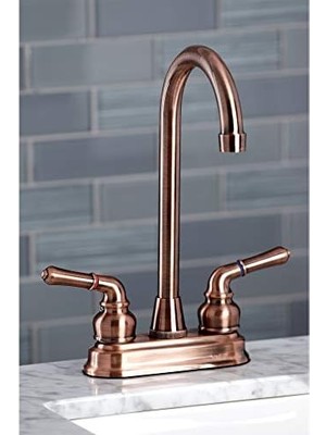 Ecosell KB496 Magellan Bar Musluk, Antik Bakır, 2,75 x 2,75 x 2,13