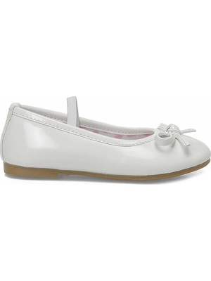 Polaris RUGY.B6FX Beyaz Kız Çocuk Babet PVC Üst Yapı ile Düz Tabanlı Rahat Kullanım