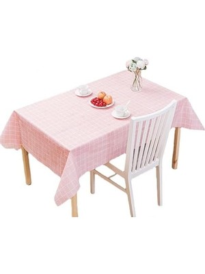 Ecosell Masa Örtüsü, Su Geçirmez Pvc -%100 Pvc Su Geçirmez, Yağa Dayanıklı, Lekeye Dayanıklı Dikdörtgen Masa Örtüsü, Silinebilir Masa Örtüsü, Iç ve Dış Mekan Kullanımı Için