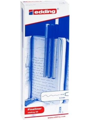 Ecosell 55  - Mavi - 10 Kalem - 0,3 mm Uç