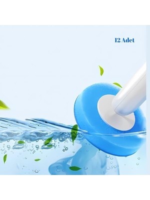 Ecosell Tuvalet Fırçası ve Çöp Kovası 2si 1 Arada Uyumlu Yedek Kartuş