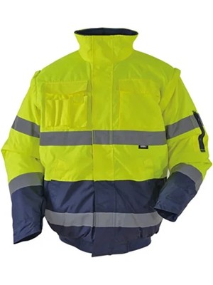 Izrasa 300 D Oxford Reflektörlü Kolları Çıkmalı Pilot Mont (NT60)