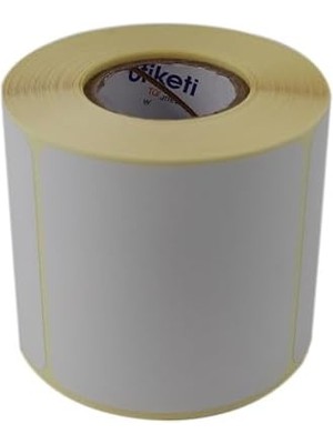 Ecosell Hazır Al Hızlı Al Eko Termal Etiket 80MM x 80MM Ruloda 500 Adet 40MM Çapında Direk Termal Transfer Etiketi