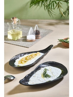 Istiridye Cam Meze ve Çerez Servis Tabağı, 2'li Set, Şık ve Zarif Tasarım