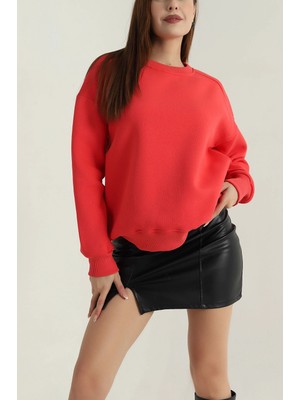 Sweat T-Shirt  Şardonlu Üç Ip