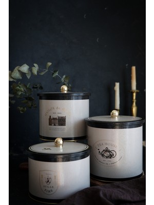 ERB31V3 Yuvarlak Kutu Ø175, Topuz Kulp, 3’lü Set, Şık ve Kullanışlı