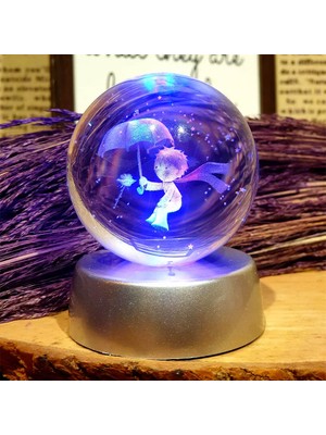 Işıklı Pilli Cam Küre