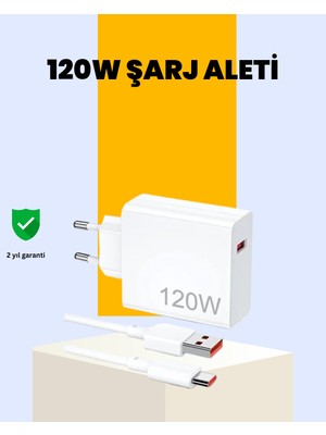 120 Watt Type C Hızlı Şarj Cihazı  Reno 4 5 6 Uyumlu