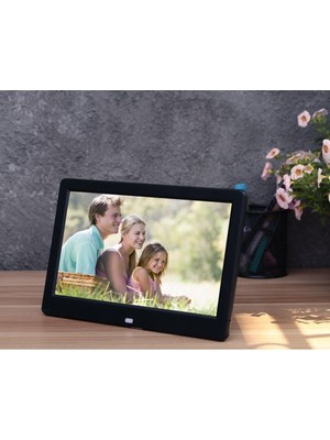 Dijital Fotoğraf Çerçevesi 10.2 Inç Video+Mp3 Kumandalı