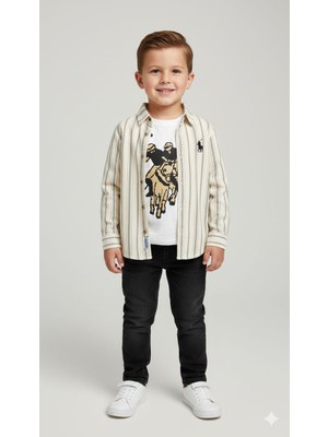 Zeybaby Gömlekli Bayramlık 3lü Takım