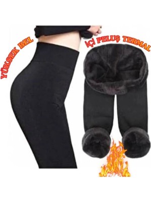 LaRosa Lingerie Içi Peluş Süper Kaliteli Termal Tayt