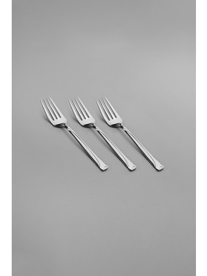 12'li Fiesta Sade Tatlı Çatal Takımı, Şık ve Kullanışlı Tasarım